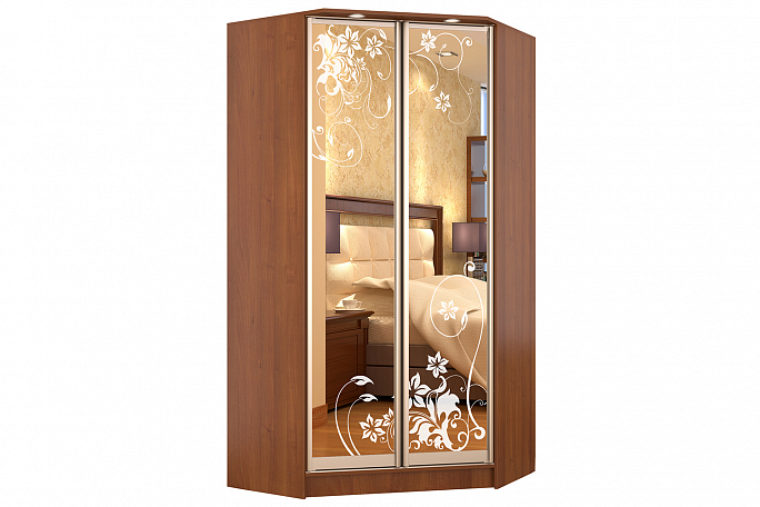 Шкаф угловой двухстворчатый "Версаль-Р3"