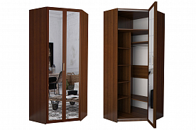 Шкаф для одежды гармошка "дегар у1м" зеркало
