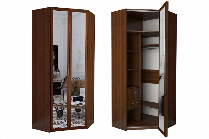 Шкаф гармошка "Дегар У2М" зеркало