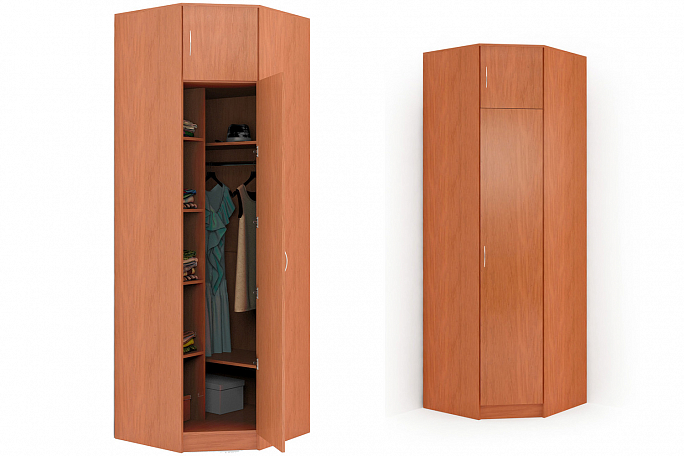 Шкаф угловой одностворчатый "Угол+А-1Л"