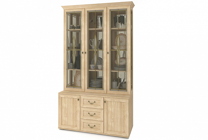 Шкаф "Витраж-7" витражные стекла