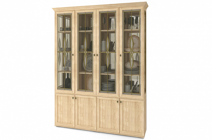 Шкаф "Витраж-8" витражные стекла