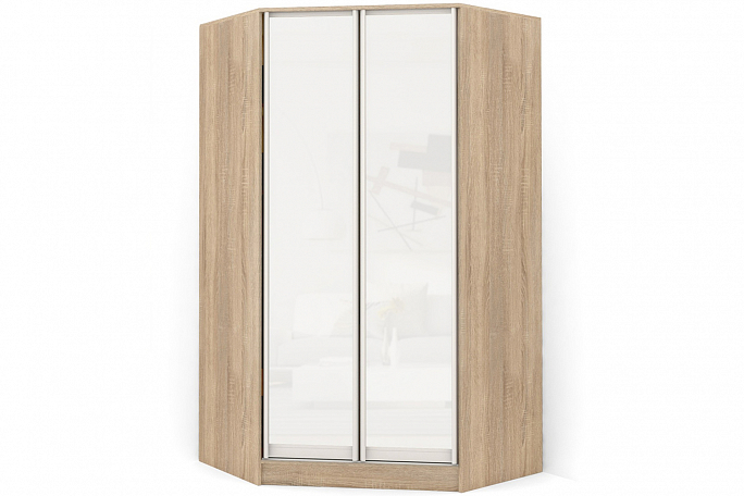 Шкаф угловой двустворчатый "Версаль" распашной Б\П Oracal (Оракал) с ящиками