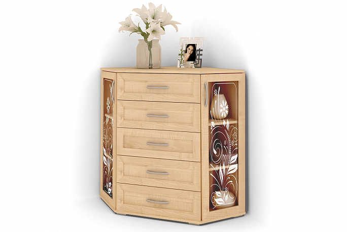 Комод "Атос 5 П" Пескоструй