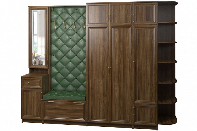 Прихожая "Джесси 23" МДФ, каретная стяжка