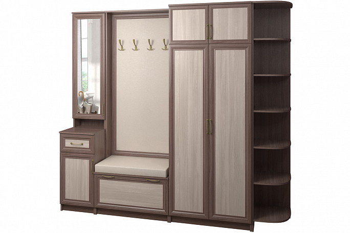 Прихожая "Джесси 21" МДФ, гладкое панно