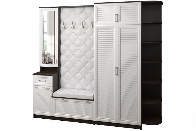 Прихожая "Джесси 21" рейка, каретная стяжка