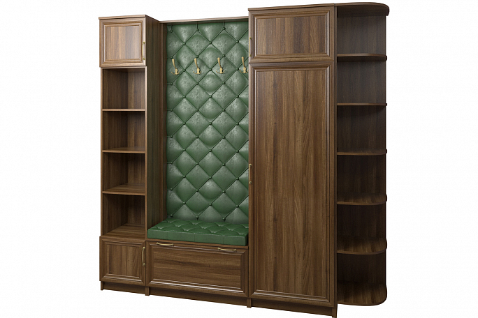 Прихожая "Джесси 18" МДФ, каретная стяжка