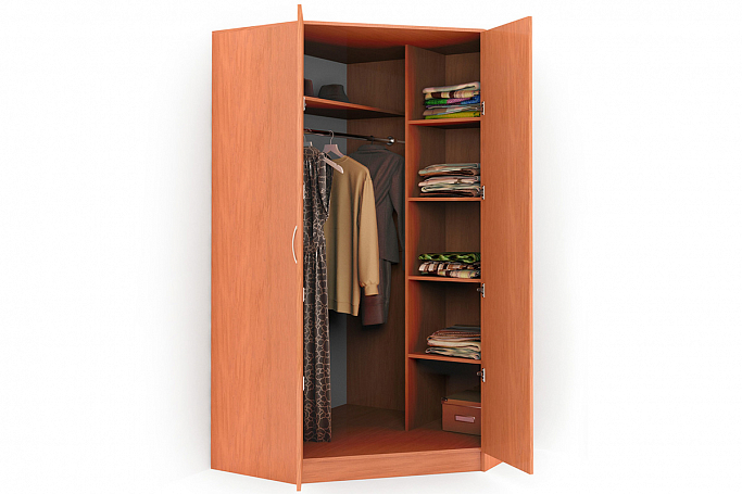 Шкаф двустворчатый "Угол-2Л" распашной