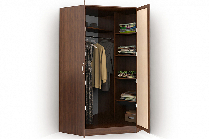 Шкаф двустворчатый "Угол-2М" распашной