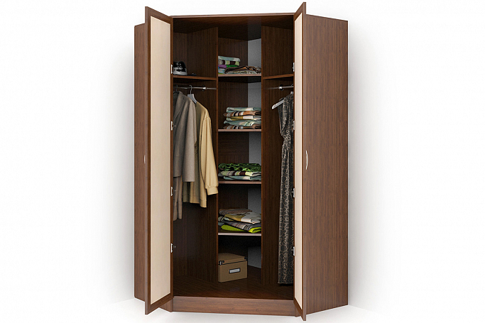 Шкаф двустворчатый "Угол 2.1М" распашной