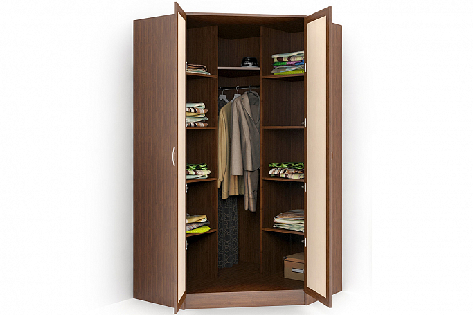 Шкаф двустворчатый "Угол 2.2М" распашной