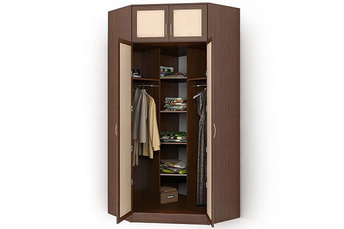 Шкаф двустворчатый "Угол+А 2.4М" распашной