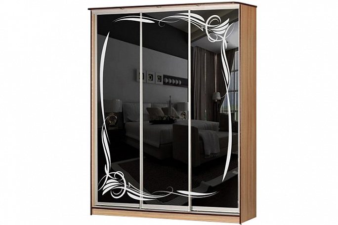 Шкаф-купе "Фантазия" трехстворчатый