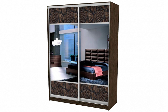 Шкаф-купе "Интерьер-Кожа 37"