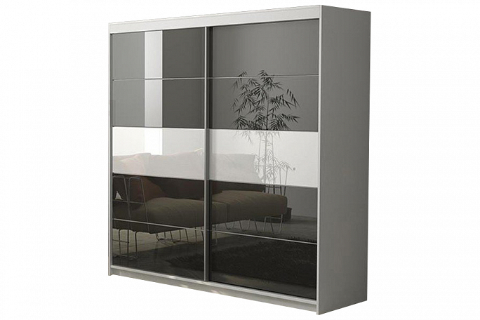 Шкаф-купе 2-х створчатый "Домашний-6" Лакобель