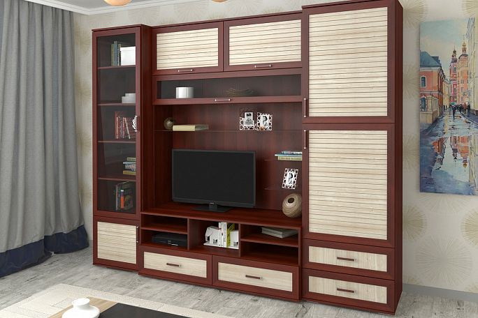 Стенка "Азалия-7" рейка