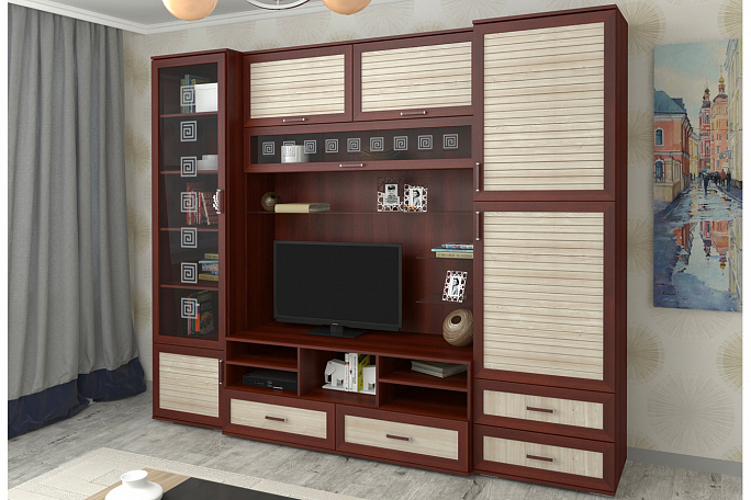 Стенка "Азалия-7" рейка пескоструй