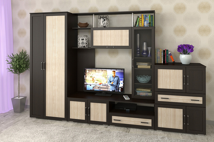 Стенка "Азалия-6" МДФ