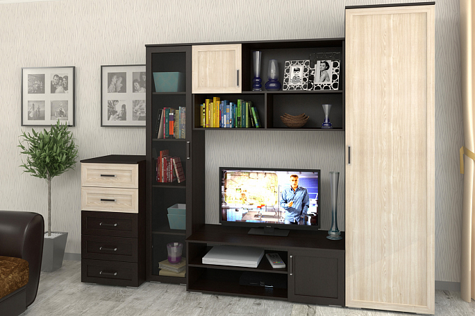 Стенка "Азалия-3" МДФ