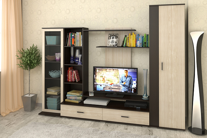 Стенка "Азалия-2" ЛДСП