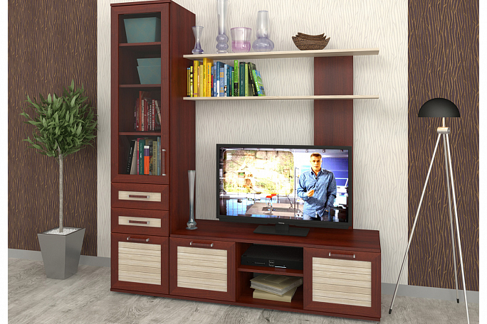 Стенка "Азалия-1" рейка