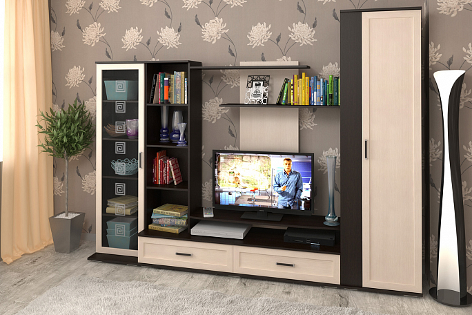 Стенка "Азалия-2" рамка пескоструй