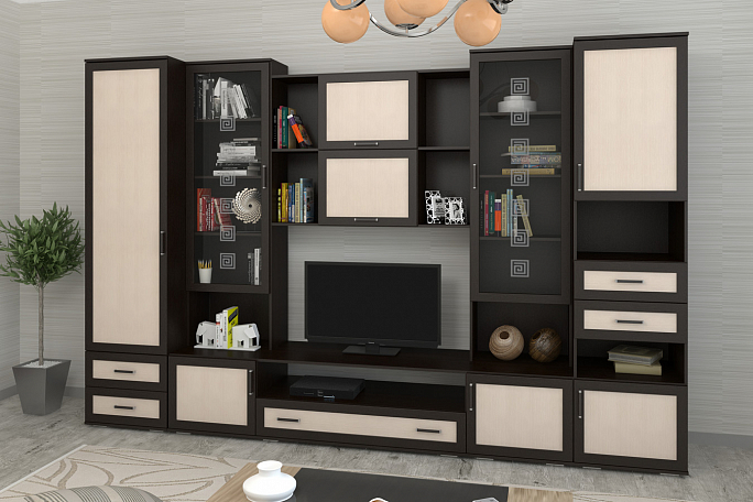 Стенка "Азалия-8" рамка пескоструй