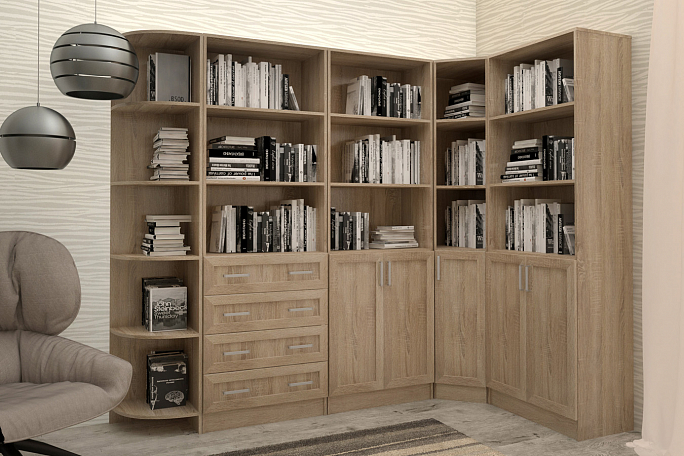 Библиотека "Архив-3" без стекол