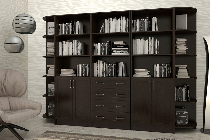 Библиотека "Архив-4" без стекол