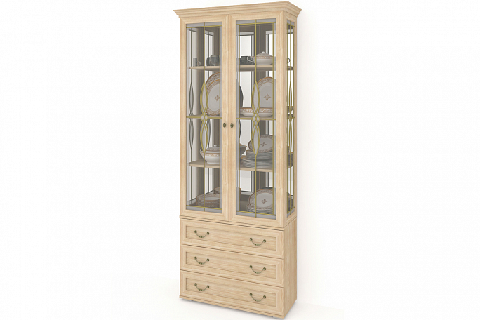 Шкаф "Витраж-2" витражные стекла