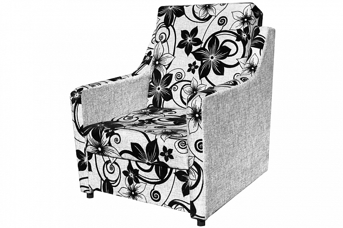 Кресло-кровать "Ленинград" (рогожка цветы)