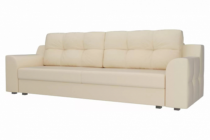 Диван-кровать "Сансара" бежевая экокожа