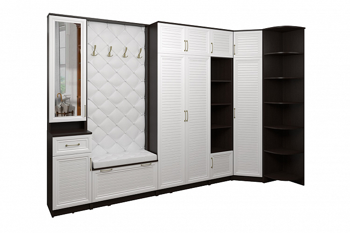 Прихожая "Джесси 30" рейка, каретная стяжка