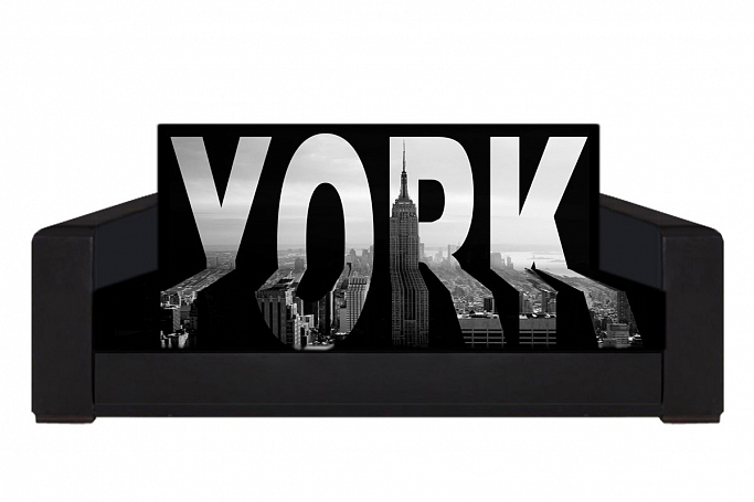 Диван-кровать "NEW YORK (НЬЮ ЙОРК)" 1, фото-принт
