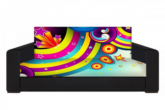 Диван-кровать "Абстракция" 1, фото-принт