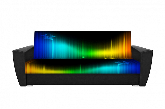 Диван-кровать "Граффити" 02, фото-принт