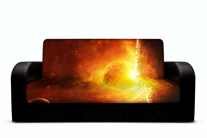 Диван-кровать "Космос" 1, фото-принт