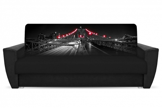 Диван-кровать "Монохром" 9, фото-принт