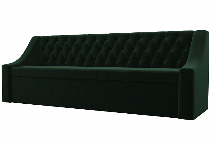 Кухонный диван-кровать "Мерлин" зеленый велюр, 101128