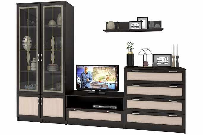 Стенка "Харви 3" витраж