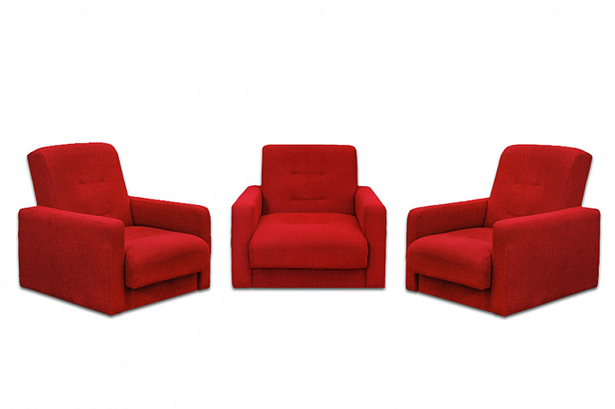 Кресло для отдыха "Милан", красный