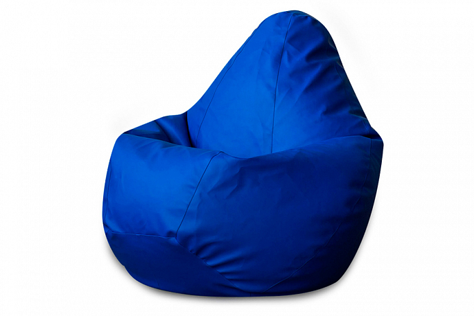 Кресло-мешок / пуф груша "Фьюжн XL" синее