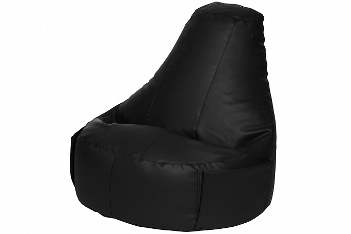 Кресло "Комфорт" черная экокожа