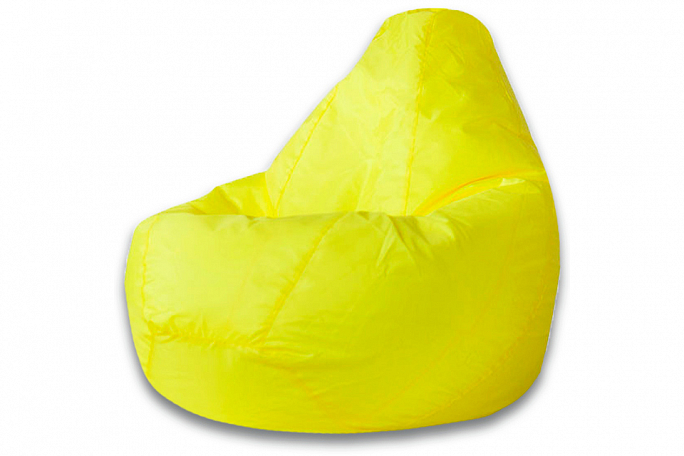 Кресло-мешок груша желтое XL
