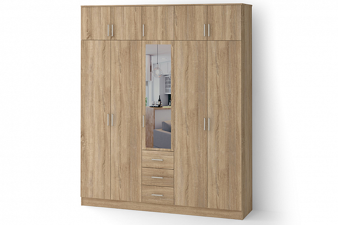 Шкаф пятистворчатый "ШРП-5.3 ЛЗ.1+А"