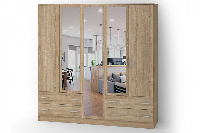 Шкаф пятистворчатый "ШРП-5.4 ЛЗ.3"