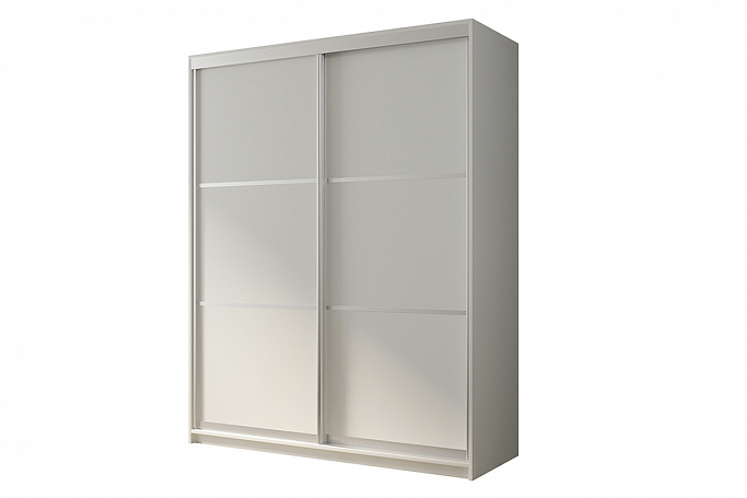 Шкаф-купе 2-дверный "Кааппи 4", белый бриллиант