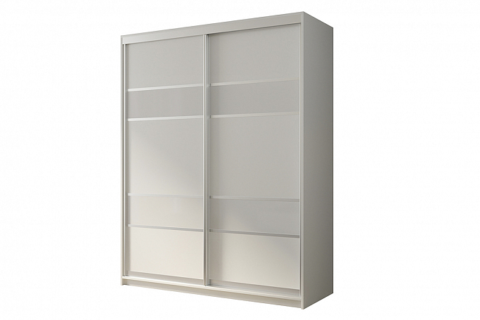 Шкаф-купе 2-дверный "Кааппи 8", белый бриллиант