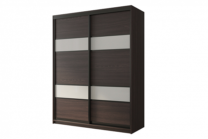 Шкаф-купе 2-дверный "Кааппи 8", венге